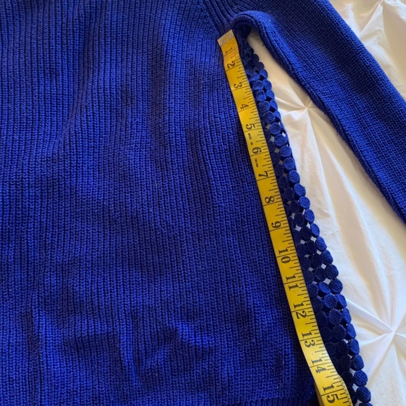 Claudie Pierlot Blue Sweatshirt with Detailed Back - Picture 9 of 11